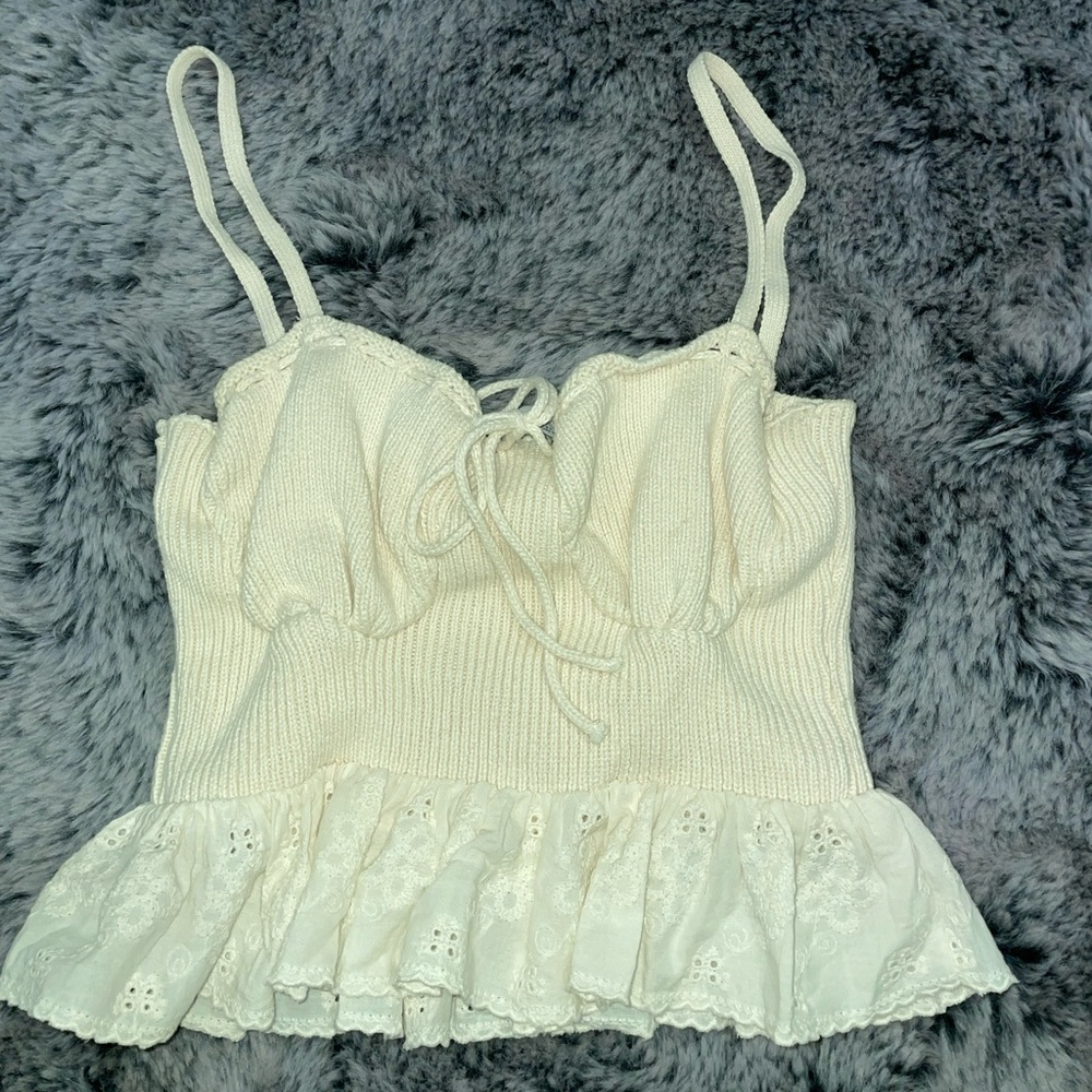 ZARA crochet top